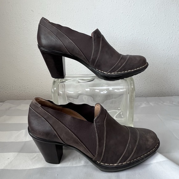 Sofft Women's Comfort Shoes Leather Pumps Brown Size 9M Heals - Picture 1 of 8